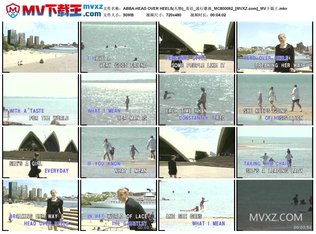 ABBA-HEAD OVER HEELS(人物)_英语_流行歌曲_MC800062